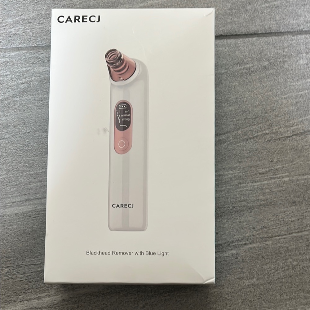CARECJ Pink Blackhead Remover with Blue Light
